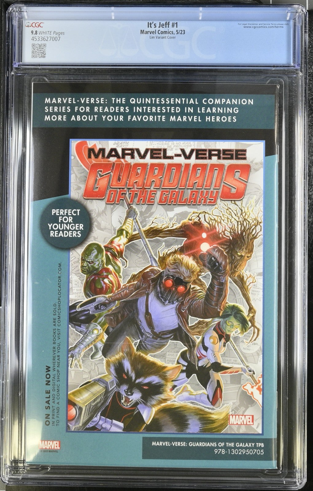 Its Jeff #1 CGC 9.8 Cover B 1st Print Ron Lim Variant Rivals Marvel 2023