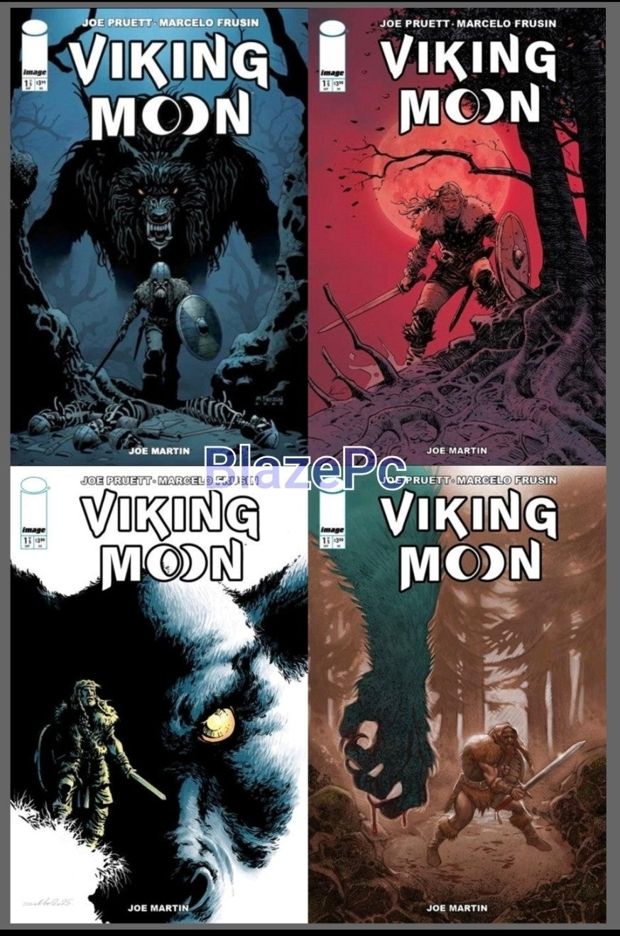 Viking Moon #1 Cover A B C D Variant Set or 1:25 Options Image Presale 9/24