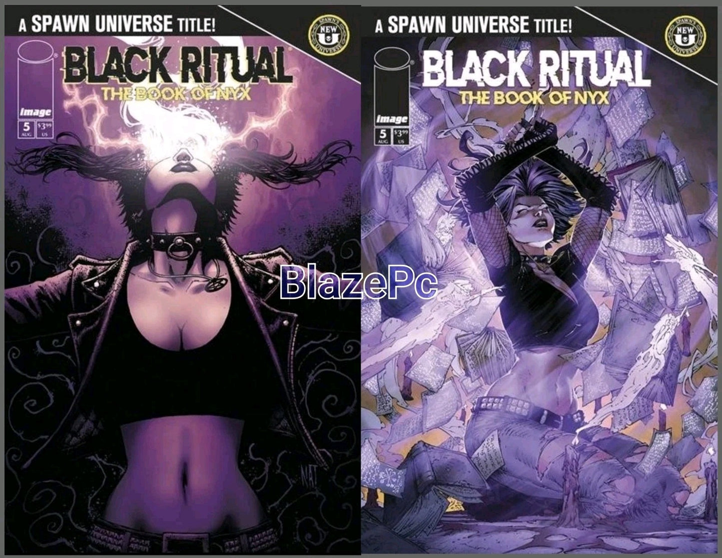 Spawn Black Ritual The Book of Nyx #5 Cover A B Variant Set Option Presale 9/24