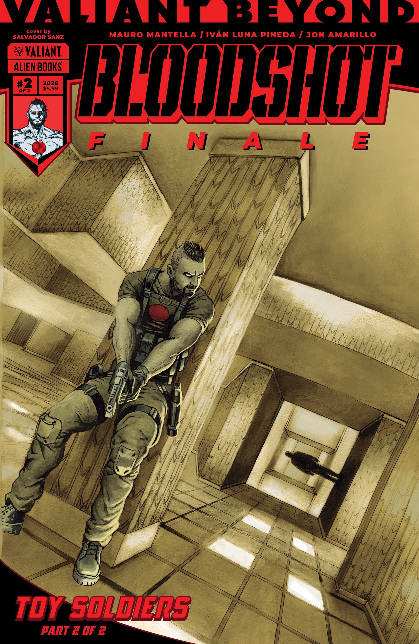 Valiant Beyond: Bloodshot #8--Toy Soldiers #2 Finale Cover A (Sanz)