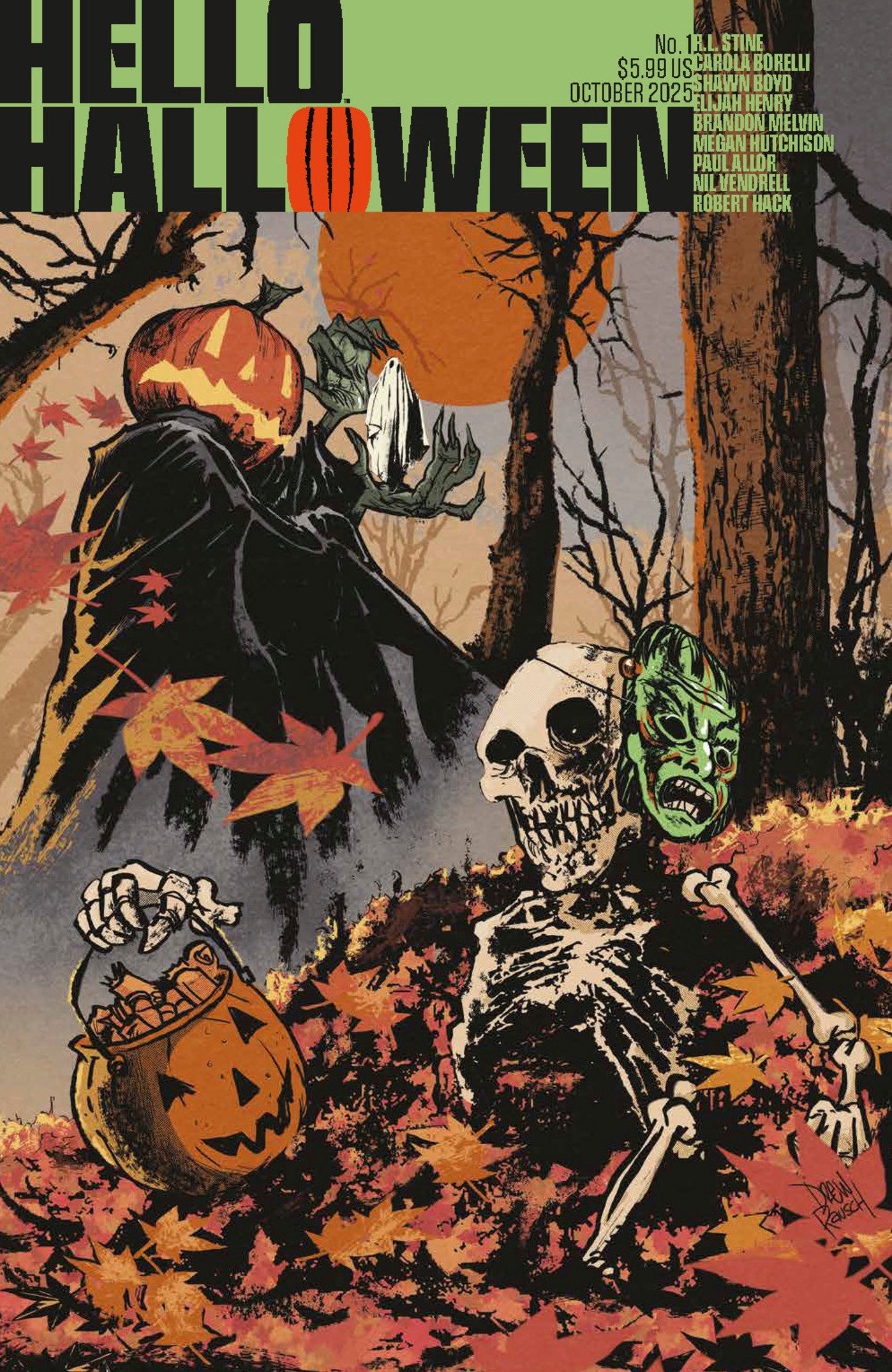 Hello Halloween #1 B Variant (Dressed, Rausch)