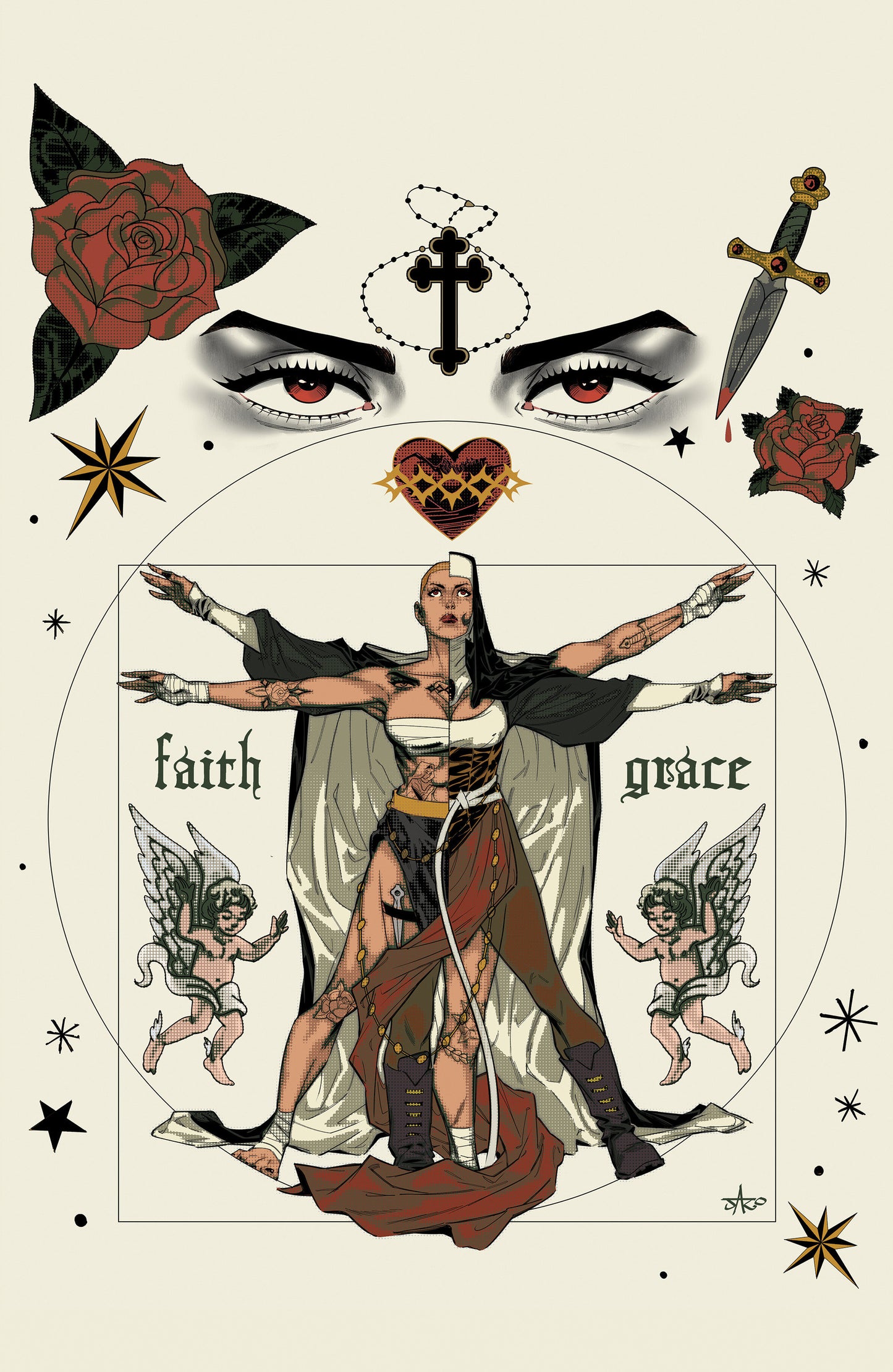 Marian Heretic #3 D 1:15 INCV (Full Art, Lim)