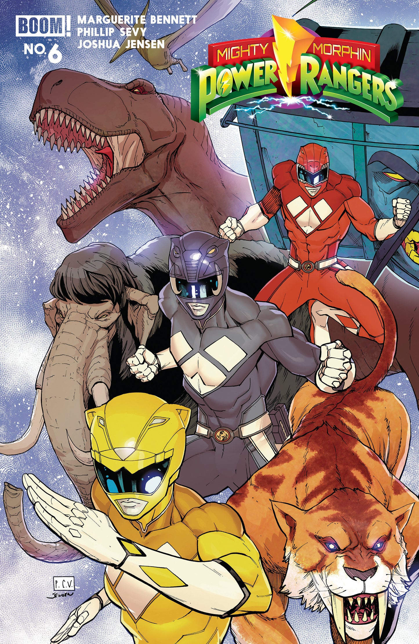 Mighty Morphin Power Rangers (2026) #6 B Variant (Dressed, Sevy)
