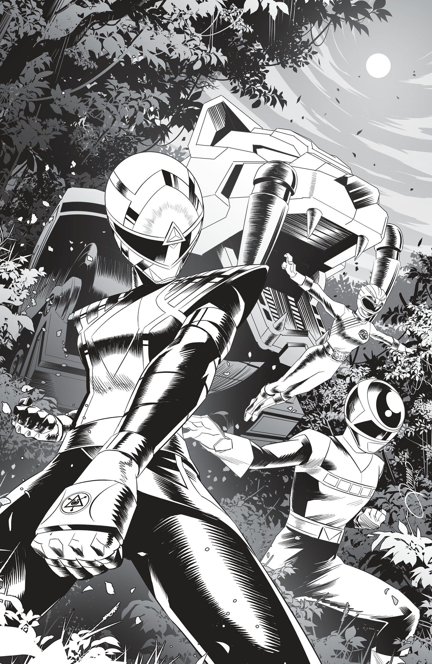 Power Rangers Unlimited #5 J Unlimited Variant (Full Art, Zonno)