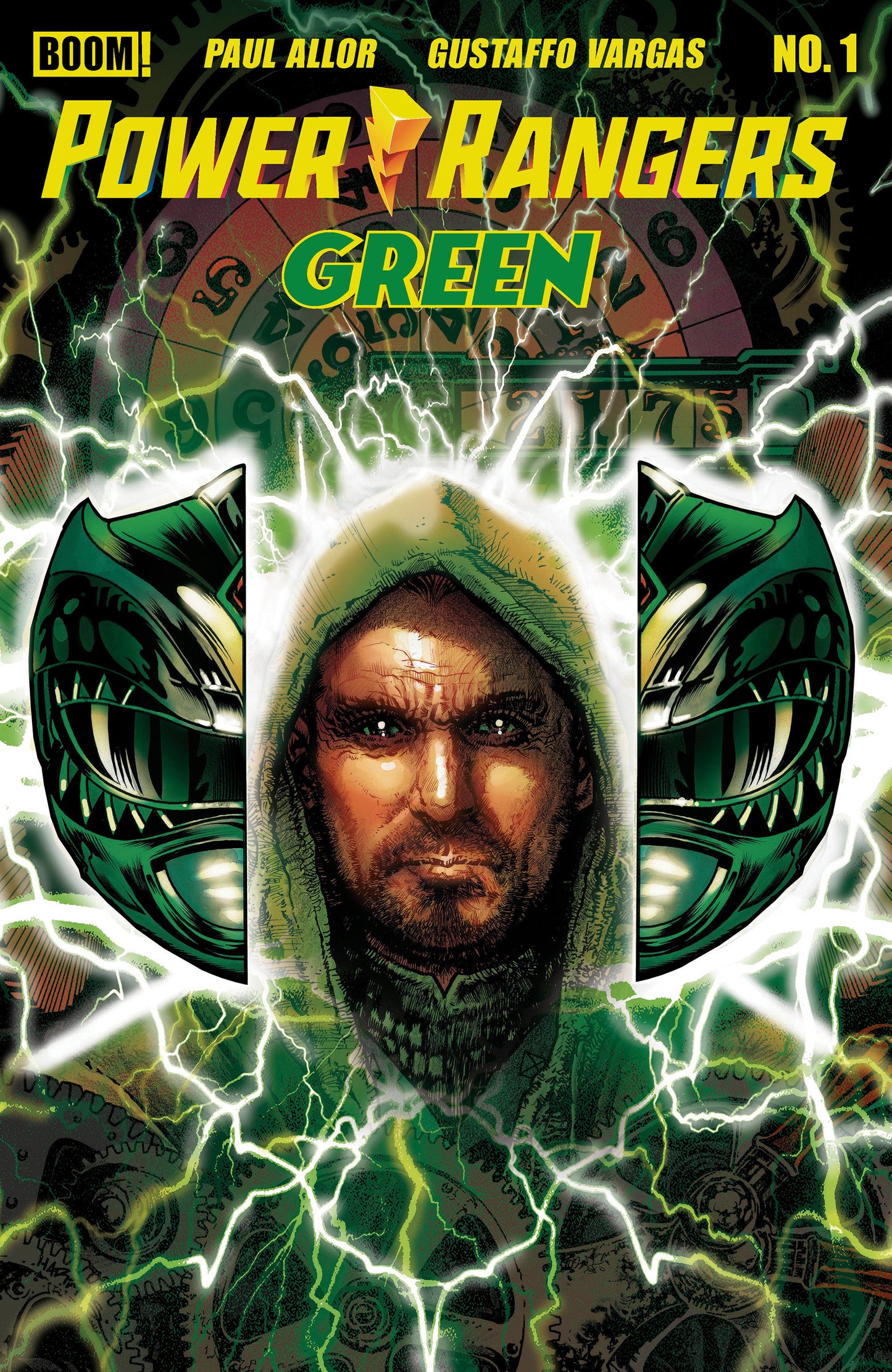 Power Rangers Green #1 ZB 2nd Printing (Dressed, Harris)