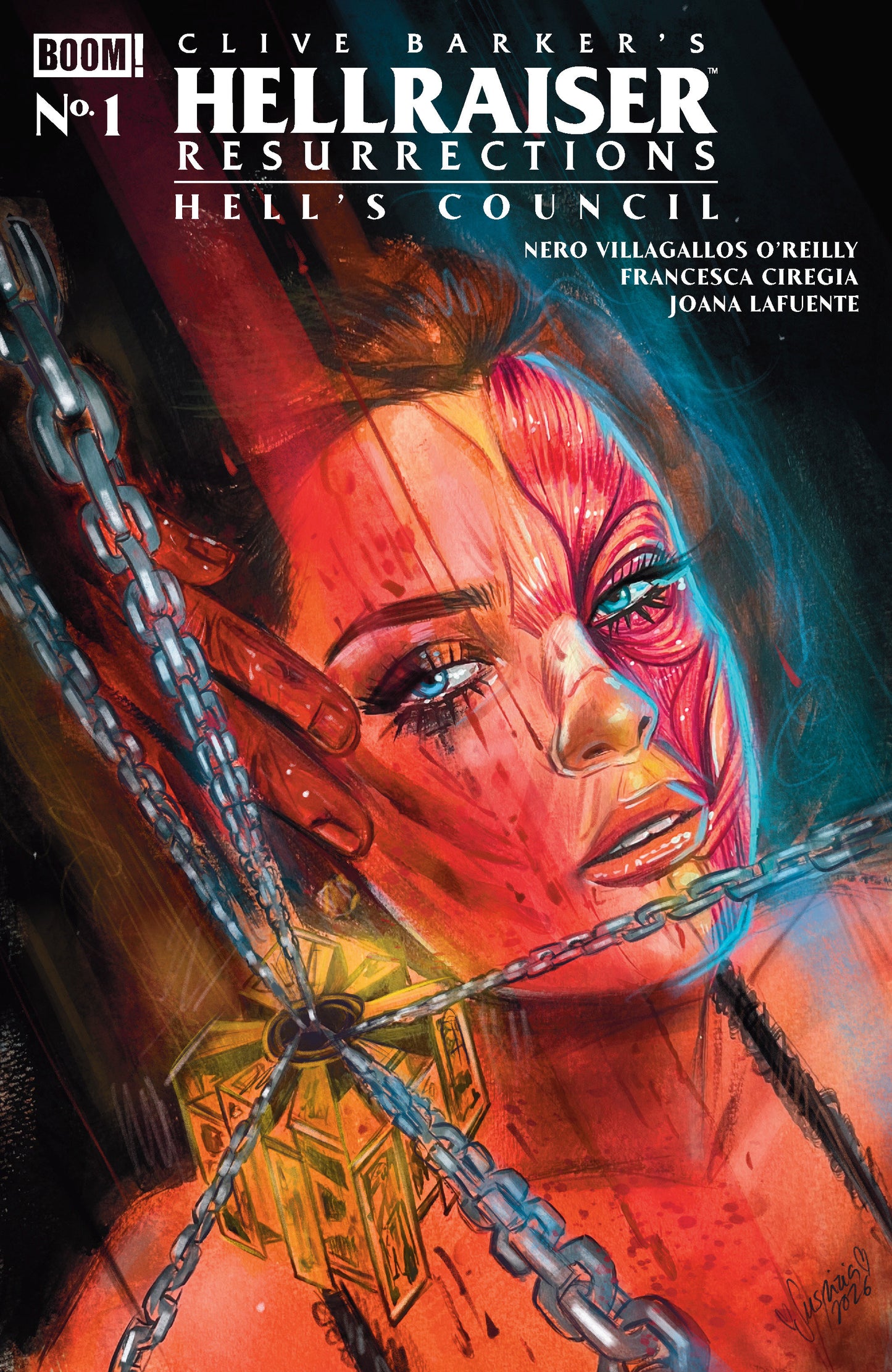 Hellraiser: Resurrections - Hell's Council #1 G FOC Reveal Variant (Dressed, Vilchez)