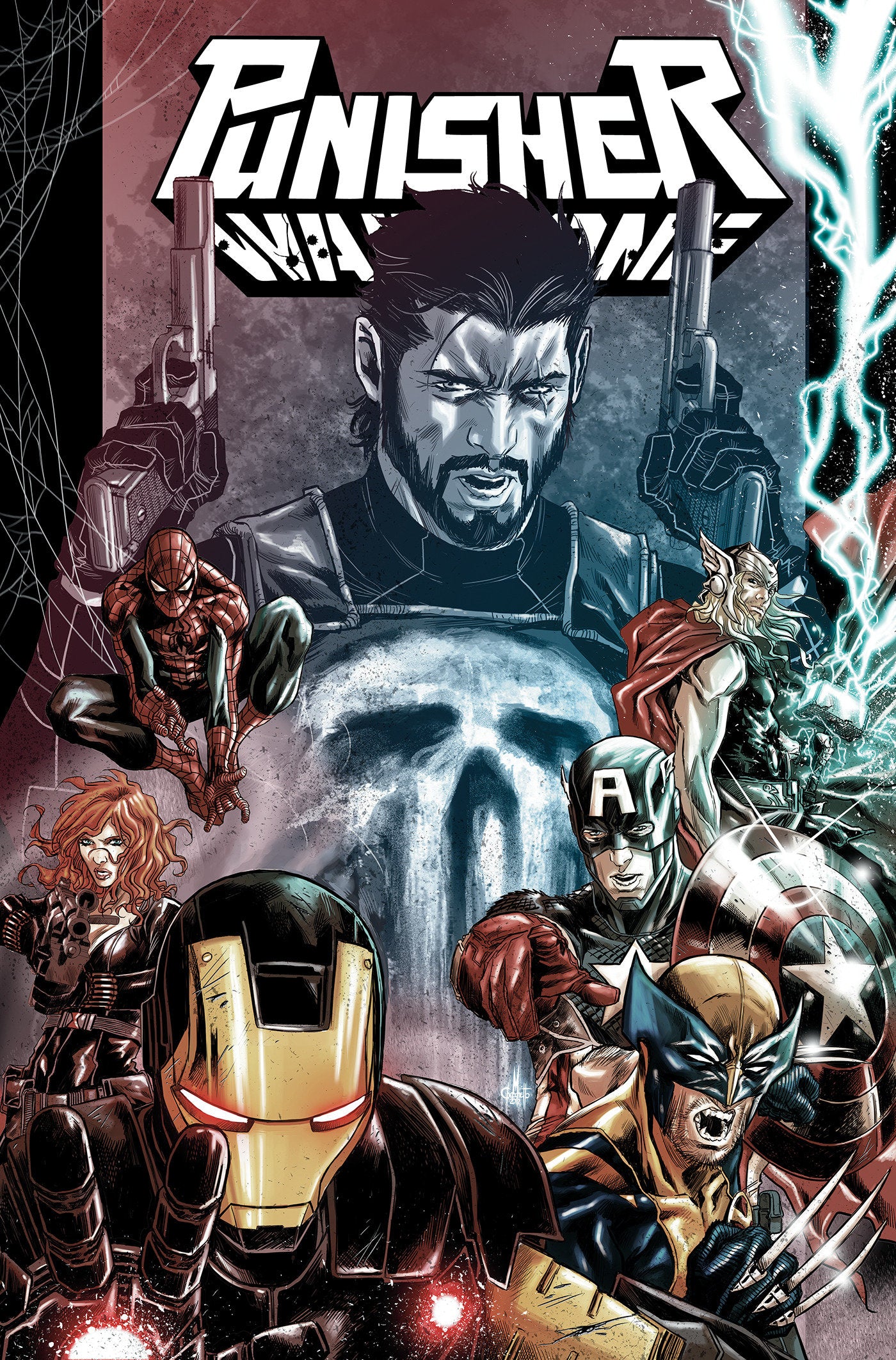 Punisher: Enter The War Zone Omnibus Marco Checchetto Cover