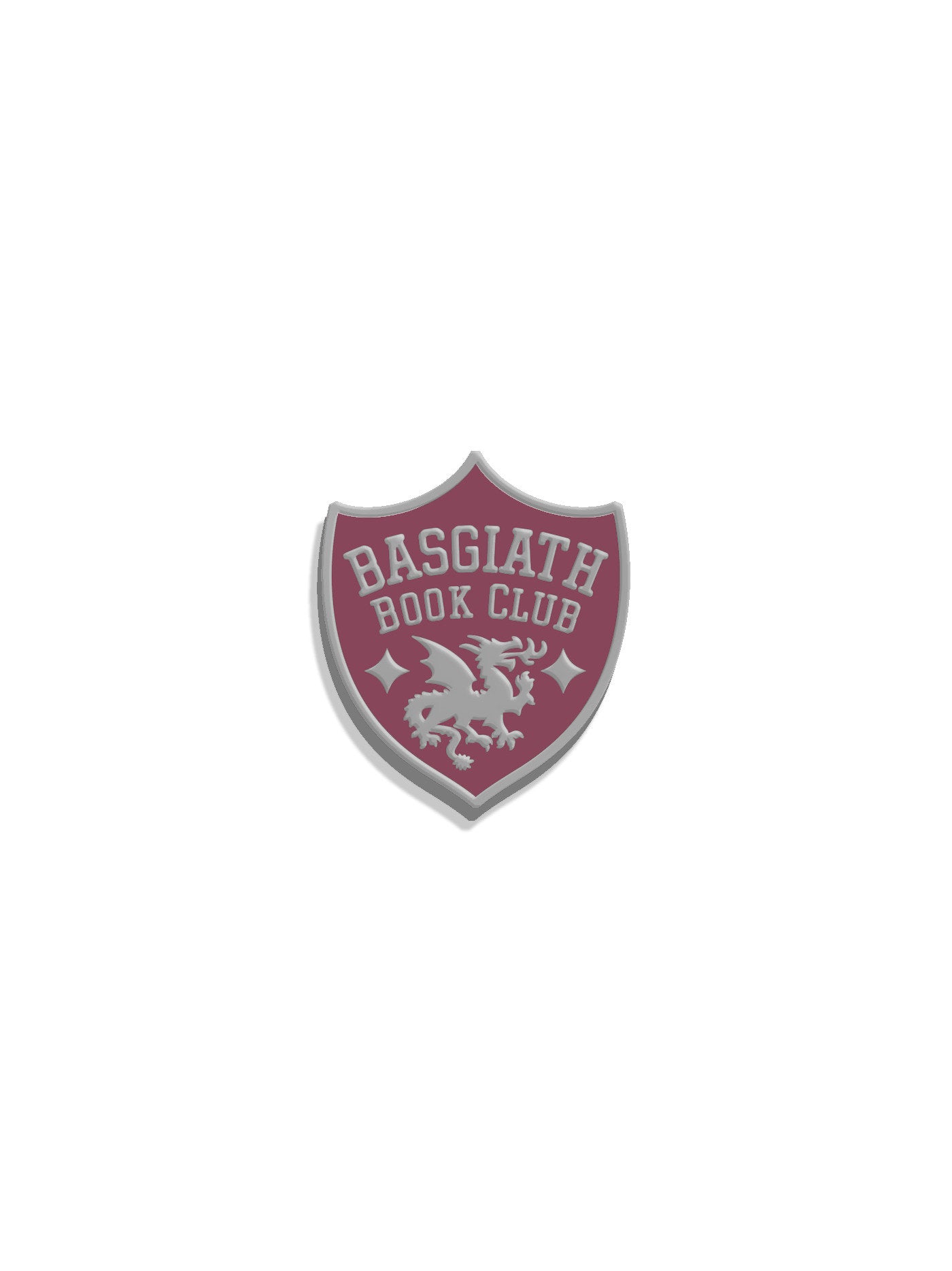 Rebecca Yarros's Fourth Wing: Basgiath Book Club Enamel Pin