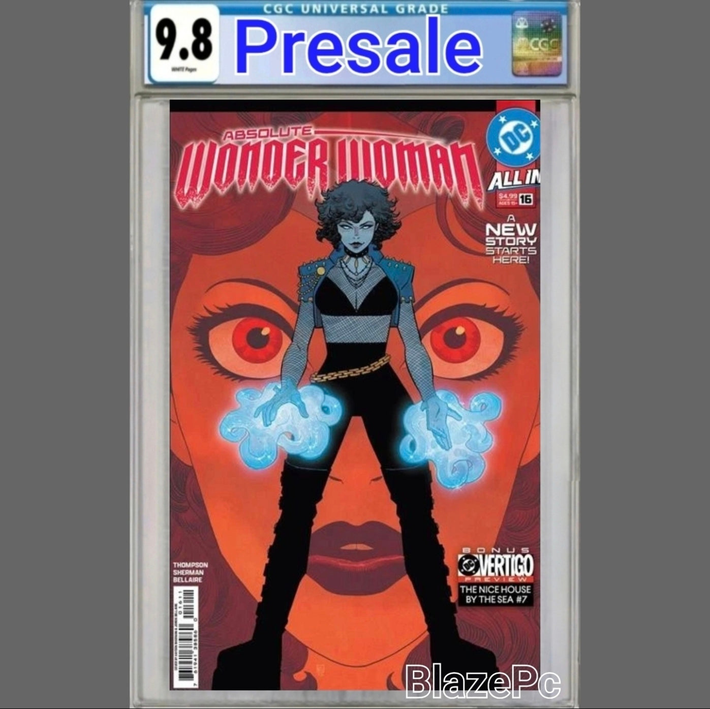 Absolute Wonder Woman #16 CGC 9.8 Cover A Hayden Sherman Zatanna 2026 PRESALE