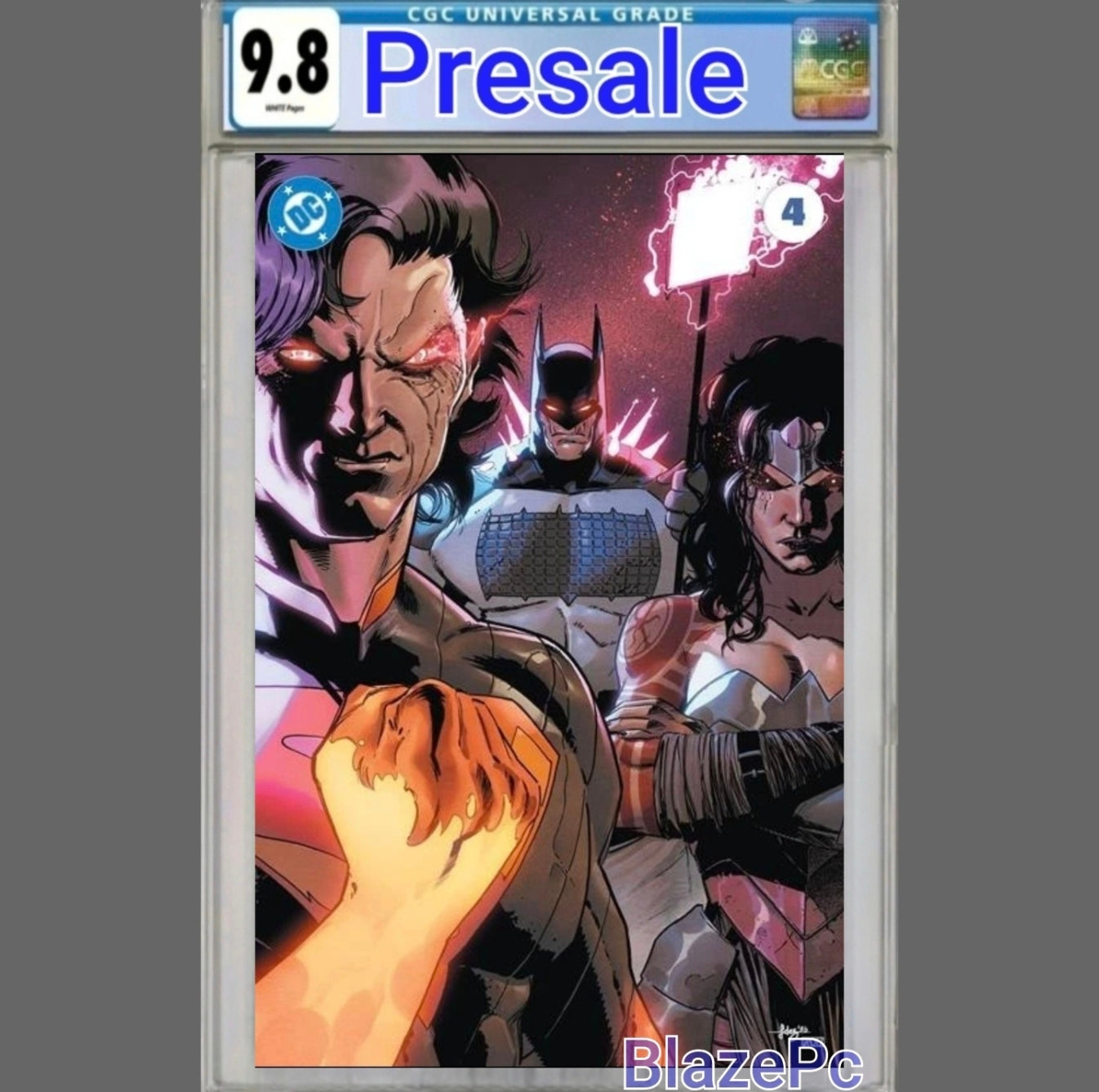 DC K.O. #4 CGC 9.8 Cover A Acetate Javier Fernandez Variant Absolute PRESALE