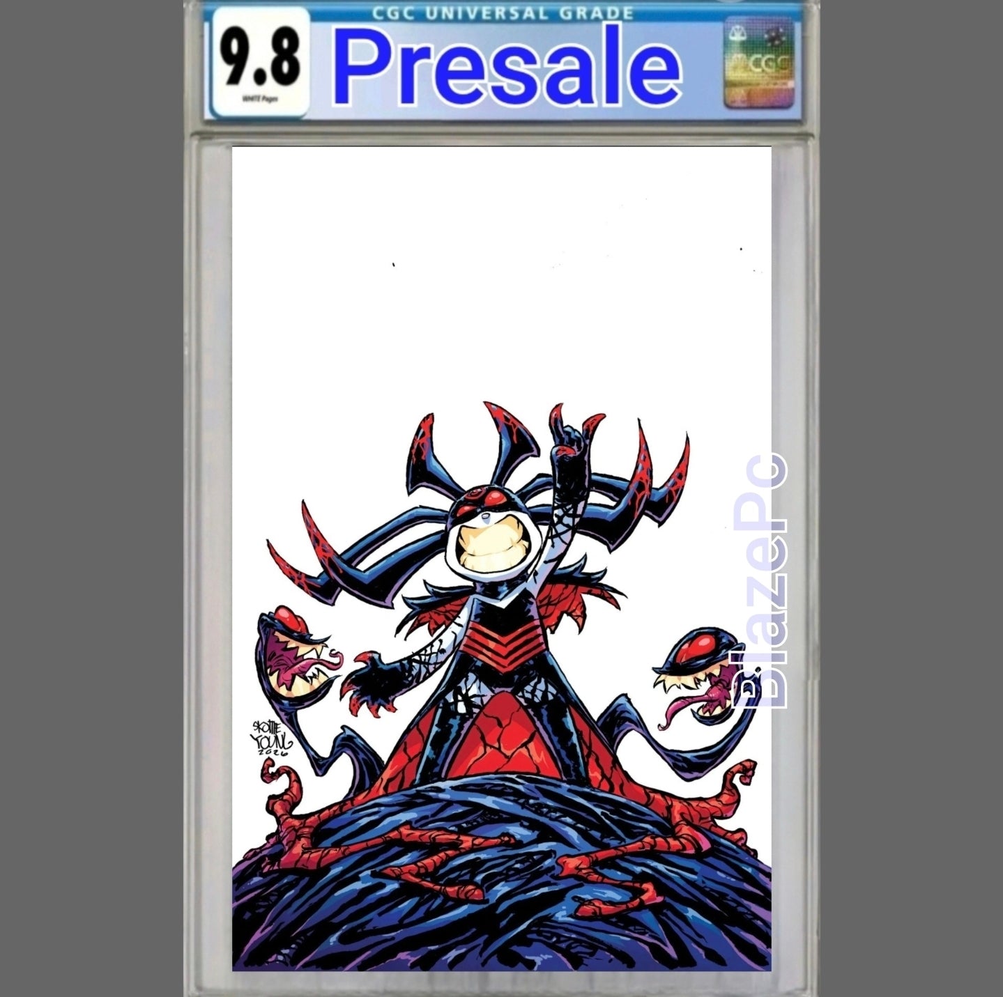 Queen In Black #1 CGC 9.8 1:100 Skottie Young Sketch VIRGIN Variant Marvel 2026 PRESALE