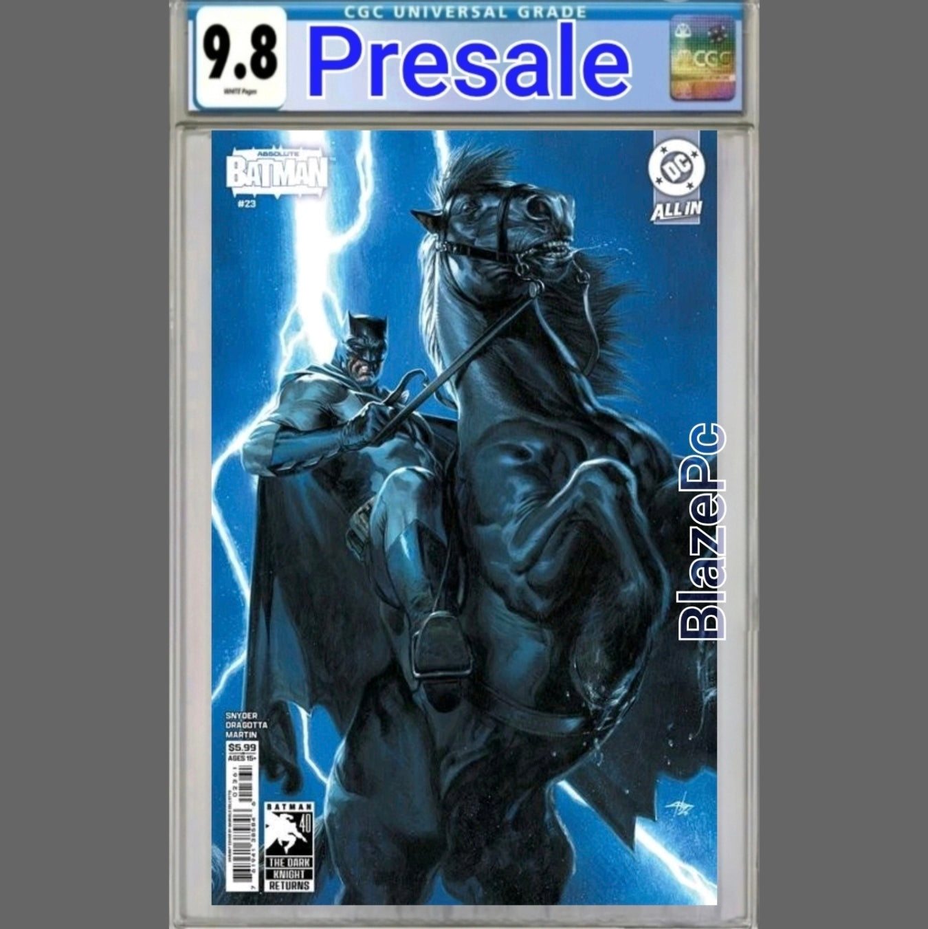 Absolute Batman #23 CGC 9.8 1st Print Cover E Gabriele Dell Otto Variant PRESALE