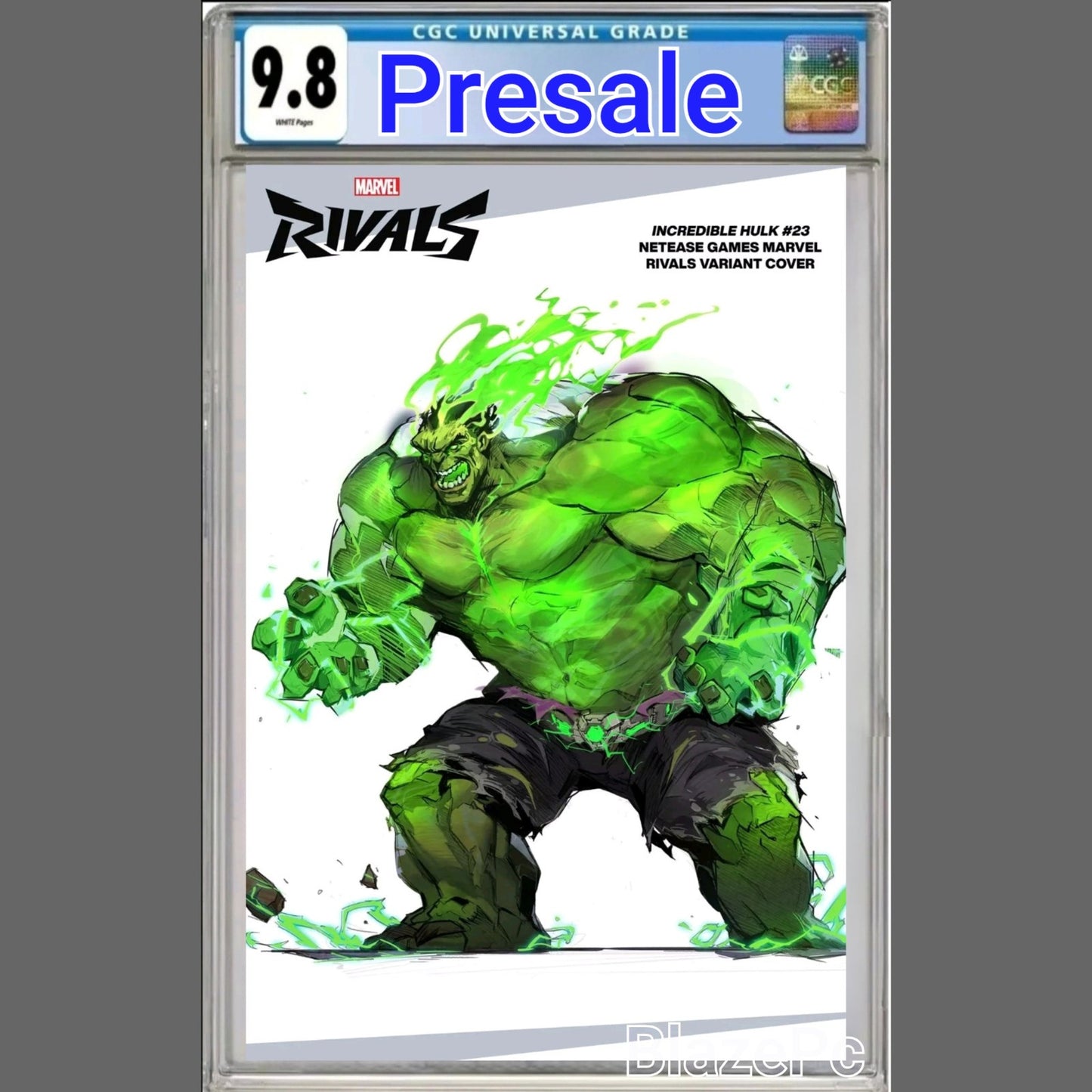 Incredible Hulk #23 CGC 9.8 Netease Marvel Rivals Hulk Variant 2025 PRESALE