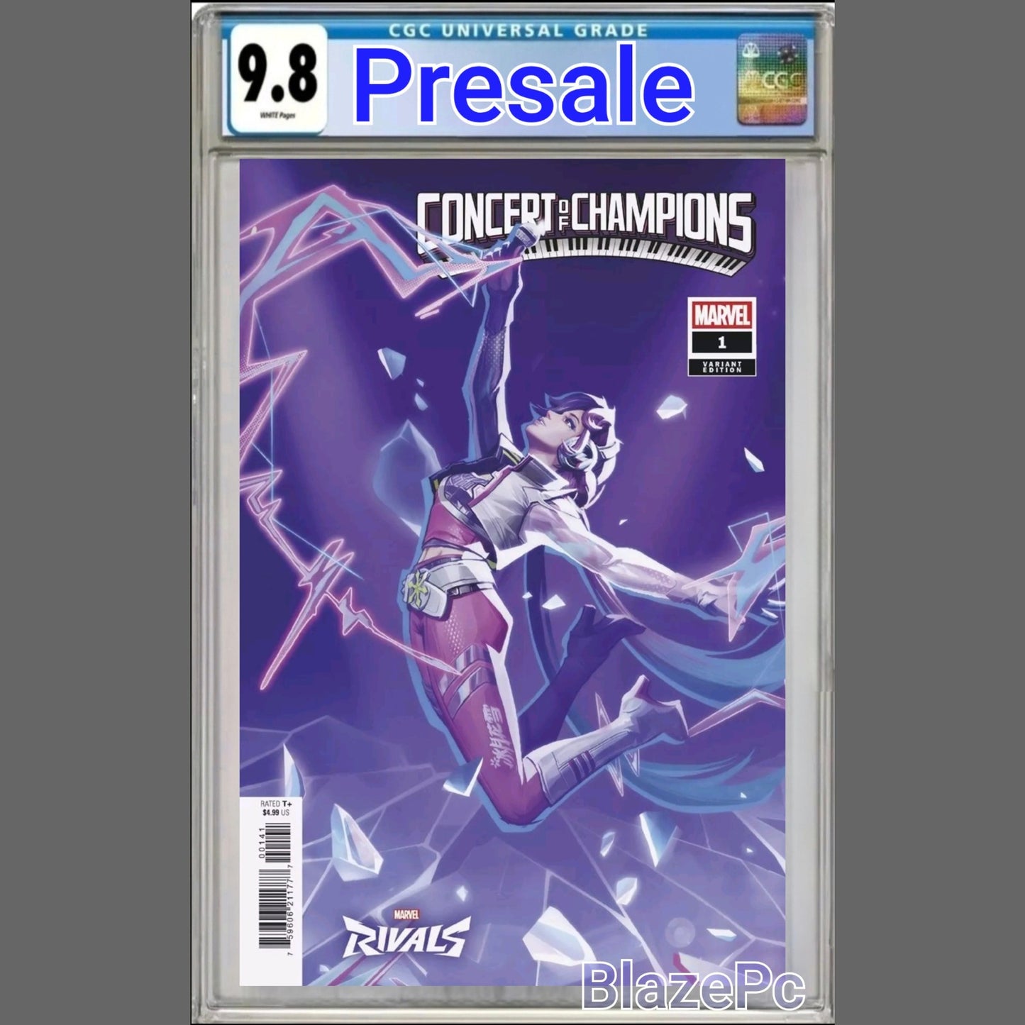 Concert of Champions #1 CGC 9.8 Netease Marvel Rivals Variant 2025 PRESALE