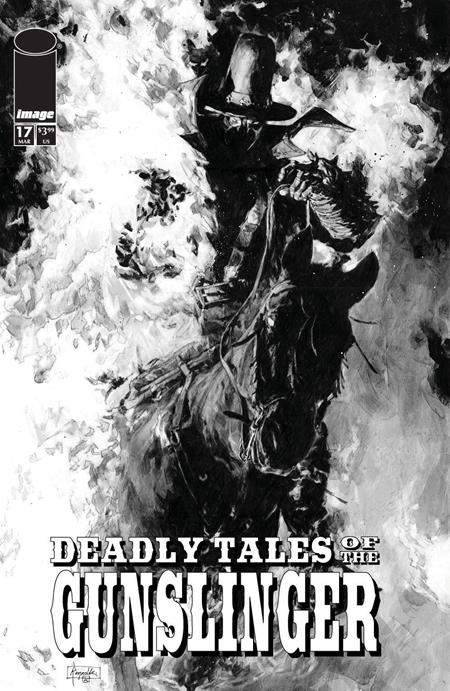 DEADLY TALES OF THE GUNSLINGER SPAWN #17 CVR B PATRIC REYNOLDS B&W VAR - grayskullhobbies.com