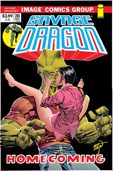 SAVAGE DRAGON #281 CVR B ERIK LARSEN 70S TRADE DRESS VAR (MR) - grayskullhobbies.com