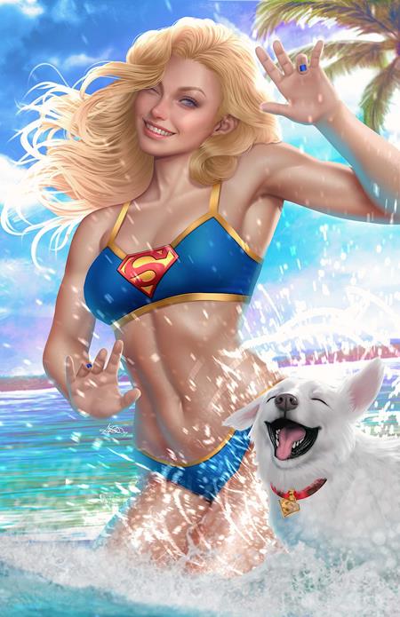 SUPERGIRL #15 CVR E ARIEL DIAZ SWIMSUIT CARD STOCK VAR (THE REIGN OF THE SUPERBOYS)