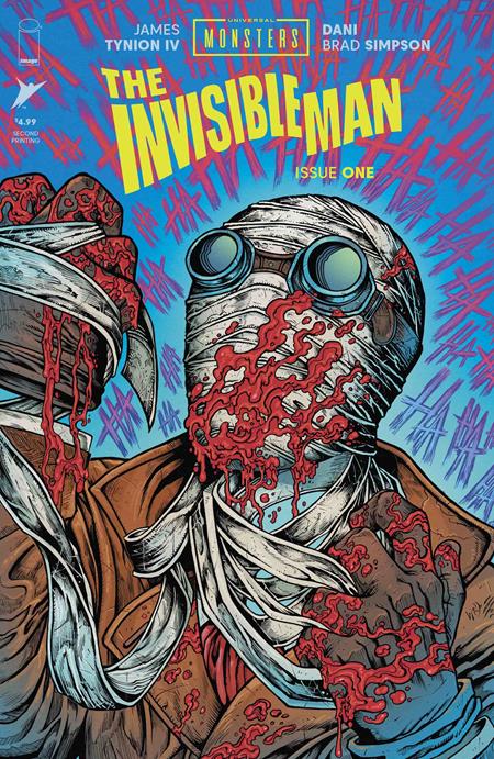 UNIVERSAL MONSTERS THE INVISIBLE MAN #1 2nd Print Variant Presale 10/1