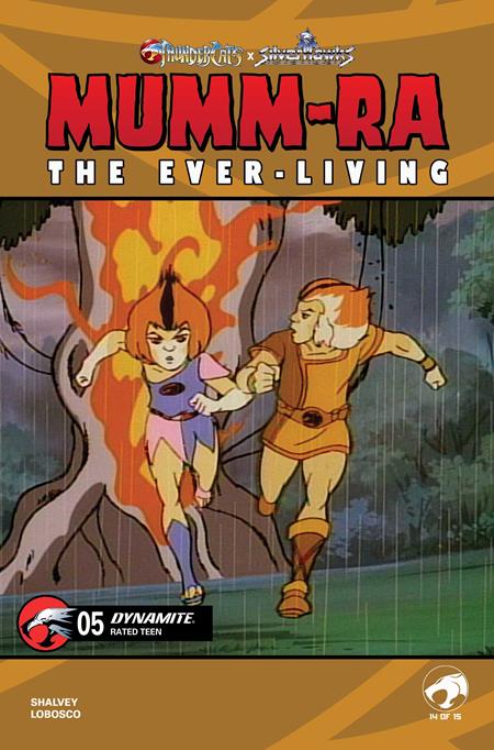 MUMM RA THE EVER LIVING #5 CVR E ANIMATION ART VAR