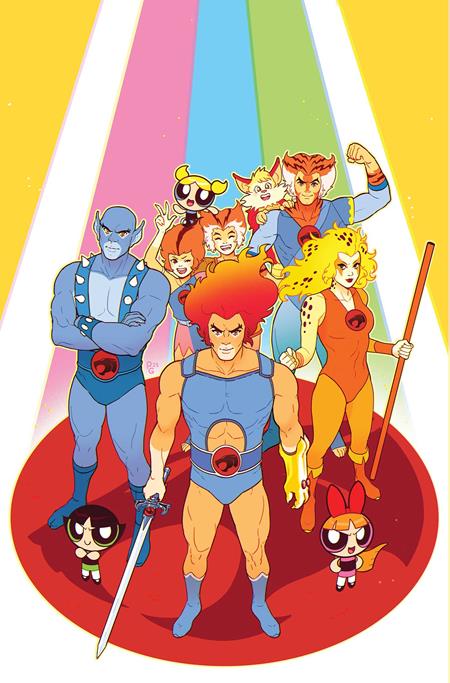 THUNDERCATS POWERPUFF GIRLS #4 CVR F PAULINA GANUCHEAU METAL VIRGIN VAR