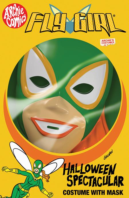 ARCHIES HALLOWEEN SPECTACULAR (ONE SHOT) CVR C BILL GALVAN FLY-GIRL MASK VAR
