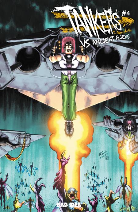 TANKERS VS ANCIENT ALIENS #4 (OF 5) CVR A RAPHAEL POOL