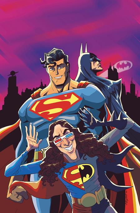 BATMAN SUPERMAN WEIRD AL WORLDS WEIRDEST #1 (ONE SHOT) CVR D JERRY GAYLORD CARD STOCK VAR