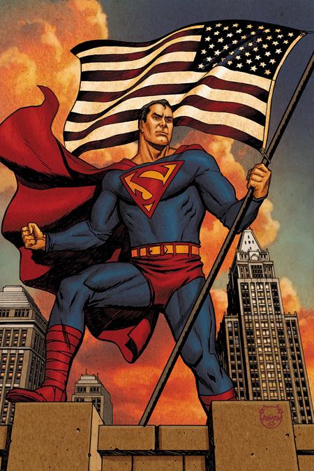 SUPERMAN THE STRANGER #1 (OF 6) CVR B DAVE JOHNSON CARD STOCK VAR (MR)