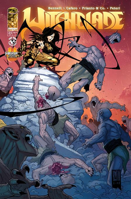 WITCHBLADE #25 CVR C PAT BOUTIN & STEVE FIRCHOW CONNECTING WITCHBLADE TEAM UP VAR
