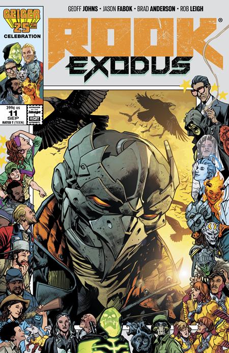 ROOK EXODUS #11 CVR D BRYAN HITCH & BRAD ANDERSON GEIGER #25 ANNIVERSARY VAR