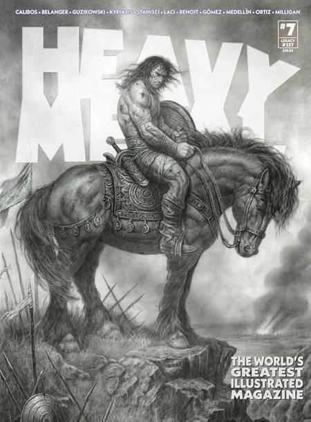 HEAVY METAL MAGAZINE #7 CVR B CALIBOS VAR