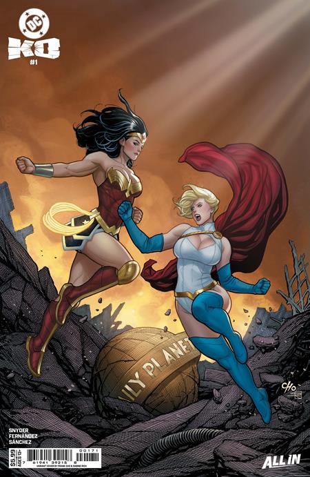 DC K.O. #1 (OF 4) CVR D FRANK CHO CARD STOCK VAR