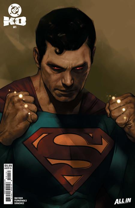 DC K.O. #1 (OF 4) CVR G BEN OLIVER FACE-OFF CARD STOCK VAR