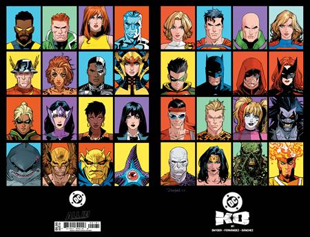DC K.O. #1 (OF 4) CVR H DAN MORA BRACKET WRAPAROUND CARD STOCK VAR