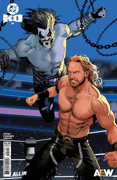 DC K.O. #1 (OF 4) CVR K DAN MORA HANGMAN ADAM PAGE AEW CAMEO CARD STOCK VAR