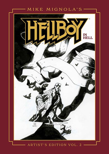 MIKE MIGNOLAS HELLBOY IN HELL ARTISTS EDITION HC BOOK 02 DIRECT MARKET EXCLUSIVE MIKE MIGNOLA CVR