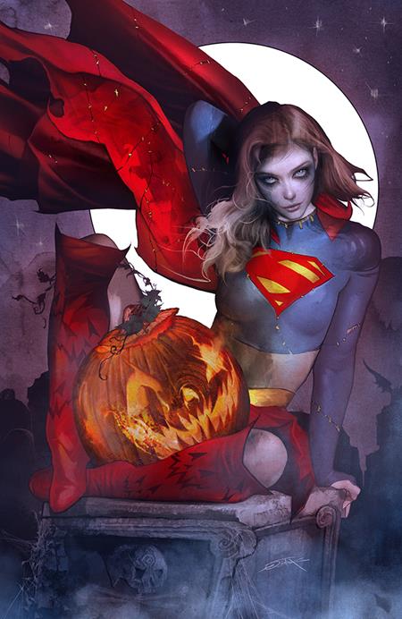 SUPERGIRL #18 CVR E DAN QUINTANA HALLOWEEN GLOW-IN-THE-DARK CARD STOCK VAR