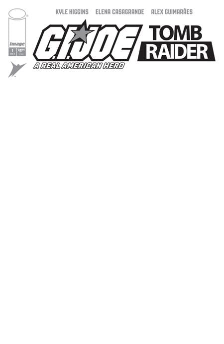 GI JOE A REAL AMERICAN HERO TOMB RAIDER #1 (OF 5) CVR G BLANK SKETCH VAR - grayskullhobbies.com