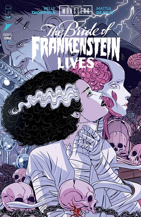 UNIVERSAL MONSTERS THE BRIDE OF FRANKENSTEIN LIVES #1 (OF 4) CVR D LUANA VECCHIO CONNECTING VAR