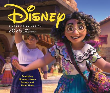 DISNEY A YEAR OF ANIMATION 2026 DAILY CALENDAR Previously Offered thru Other Distributors