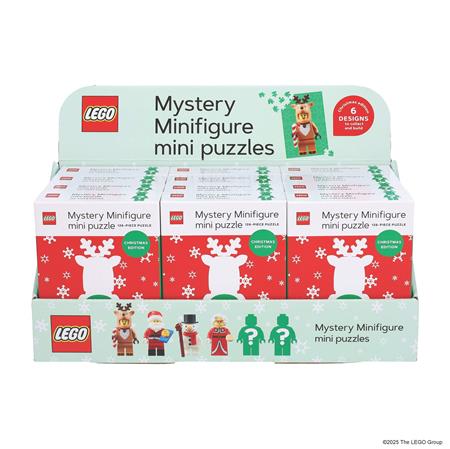 LEGO MYSTERY MINIFIGURE MINI PUZZLE (CHRISTMAS EDITION) 12 BOX DISPLAY Previously Offered thru Other Distributors