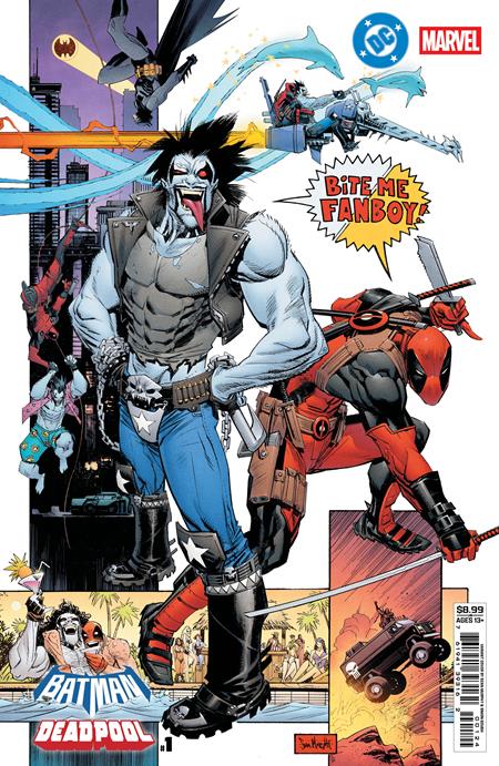 DC MARVEL BATMAN DEADPOOL #1 (ONE SHOT) CVR M SEAN GORDON MURPHY LOBO DEADPOOL CARD STOCK VAR