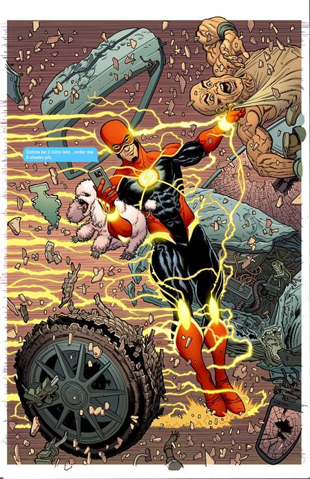 FLASH #27 CVR C STEVE SKROCE CARD STOCK VAR (DC K.O.)