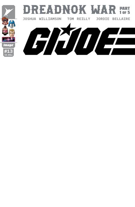 GI JOE #13 CVR G BLANK SKETCH VAR