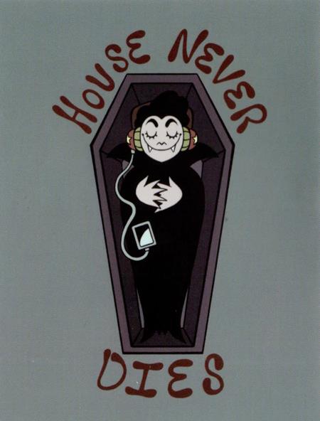 BLOODY MARY HOUSE NEVER DIES STICKER
