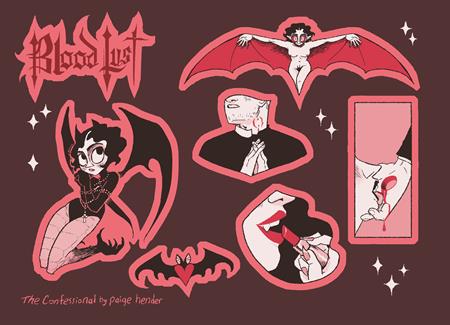 CONFESSIONAL STICKER SHEET