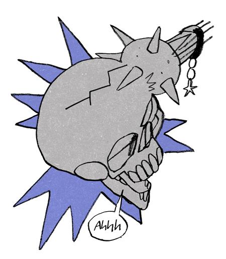 HERO CAVE SKULL STICKER