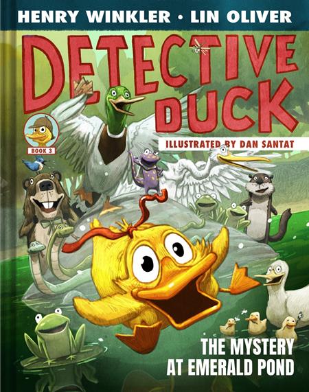 DETECTIVE DUCK ILLUSTRATED NOVEL HC VOL 03 THE MYSTERY AT EMERALD POND