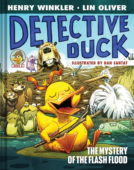 DETECTIVE DUCK ILLUSTRATED NOVEL HC VOL 04 THE MYSTERY OF THE FLASH FLOOD