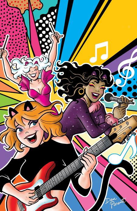 JOSIE AND THE PUSSYCATS ROCK ON (ONE SHOT) CVR D DAN PARENT FOIL FULL ART VAR
